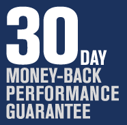30 day money-back performance guarantee