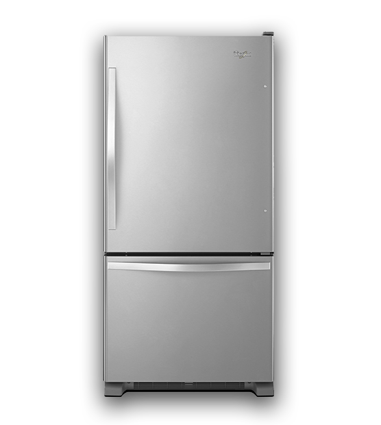 A Whirlpool® Bottom Freezer Refrigerator