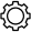 A gear icon