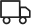 Le contour noir d'un camion