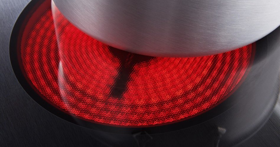 Whirlpool Combination Microwave Ceramic cooktop red heating element