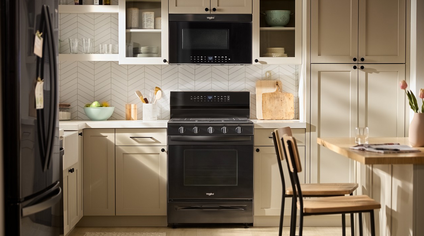 Whirlpool® range with gas cooktop