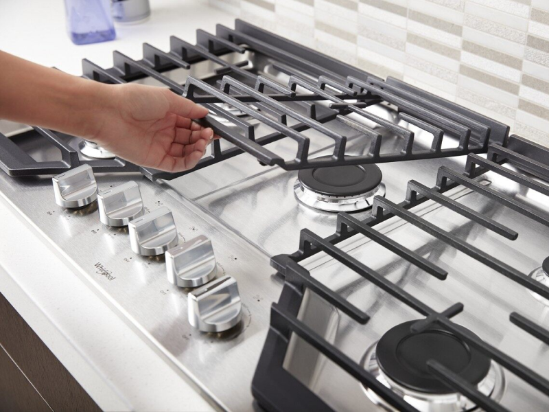 Stovetop grates and burners Stovetop grates and burners