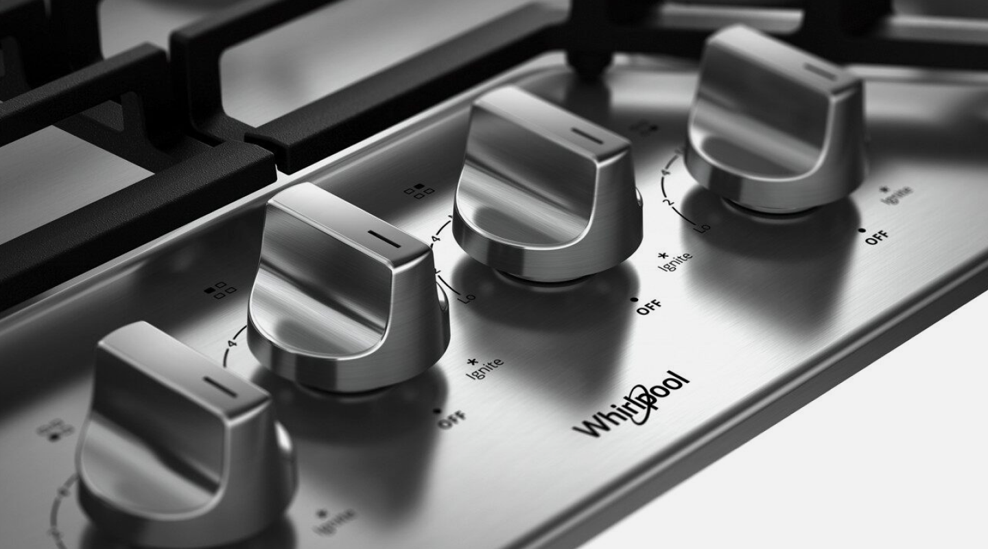 Les boutons des brûleurs. Les boutons des brûleurs.