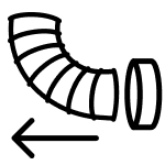 Vent hose icon