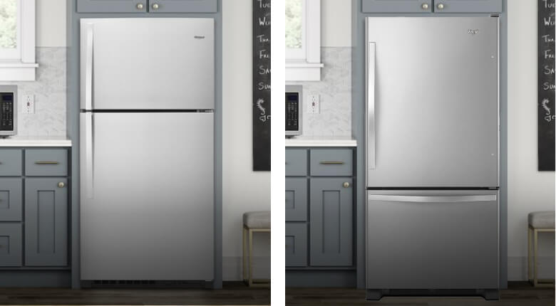 Buying top- and bottom-freezer refrigerators