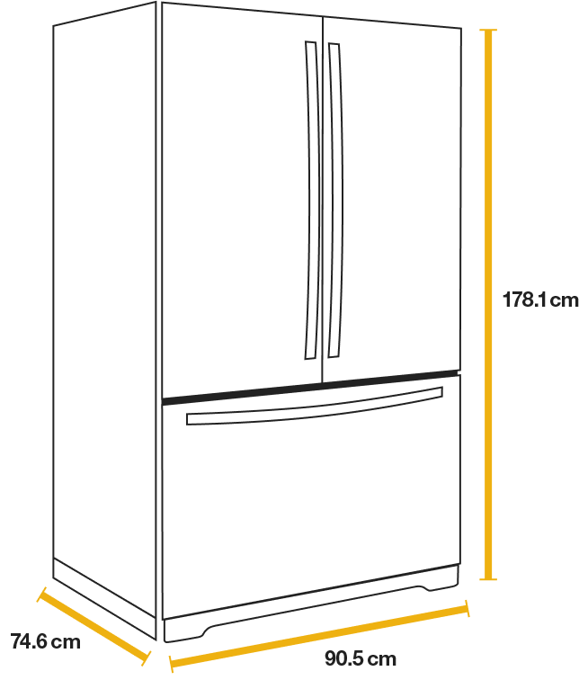 What's the average fridge size? Find the perfect fit with our guide.