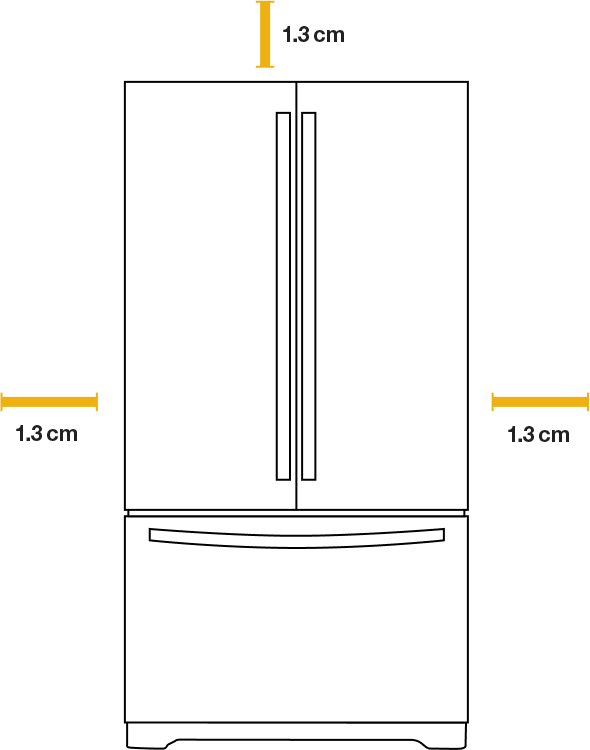 Learn how to properly measure with this Whirlpool® fridge sizes guide. Learn how to properly measure with this Whirlpool® fridge sizes guide.
