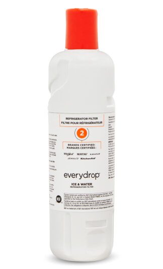 Replace Whirlpool® refrigerator water filter 2 Replace Whirlpool® refrigerator water filter 2