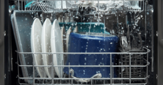 Dishes in Dishwasher
