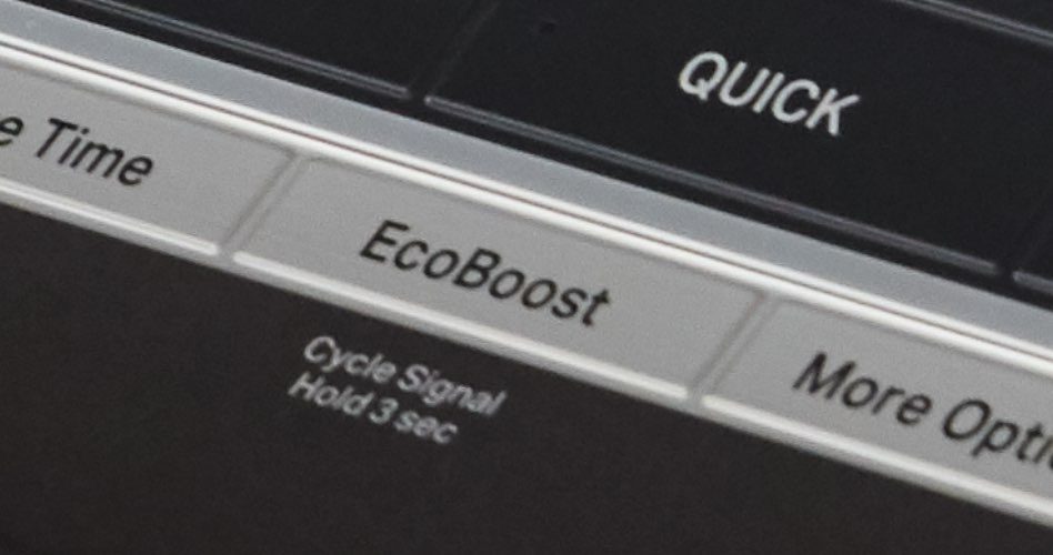 Use the EcoBoost option Use the EcoBoost option