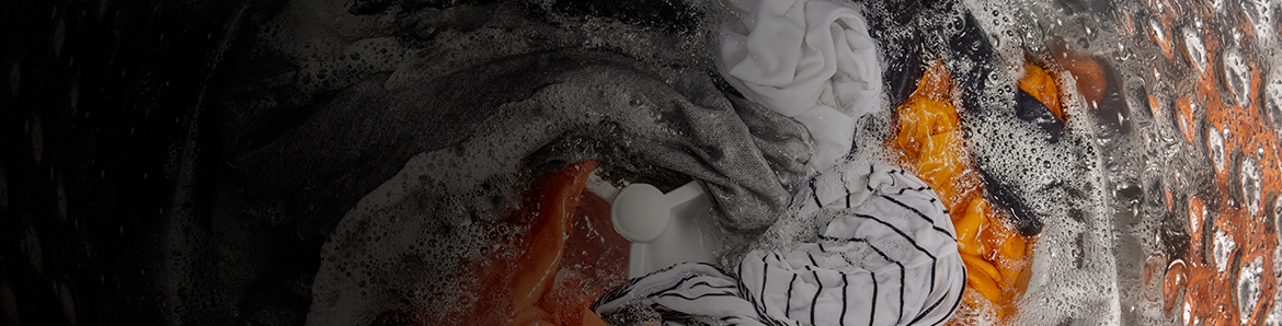 A laundry cycle in a washing machine