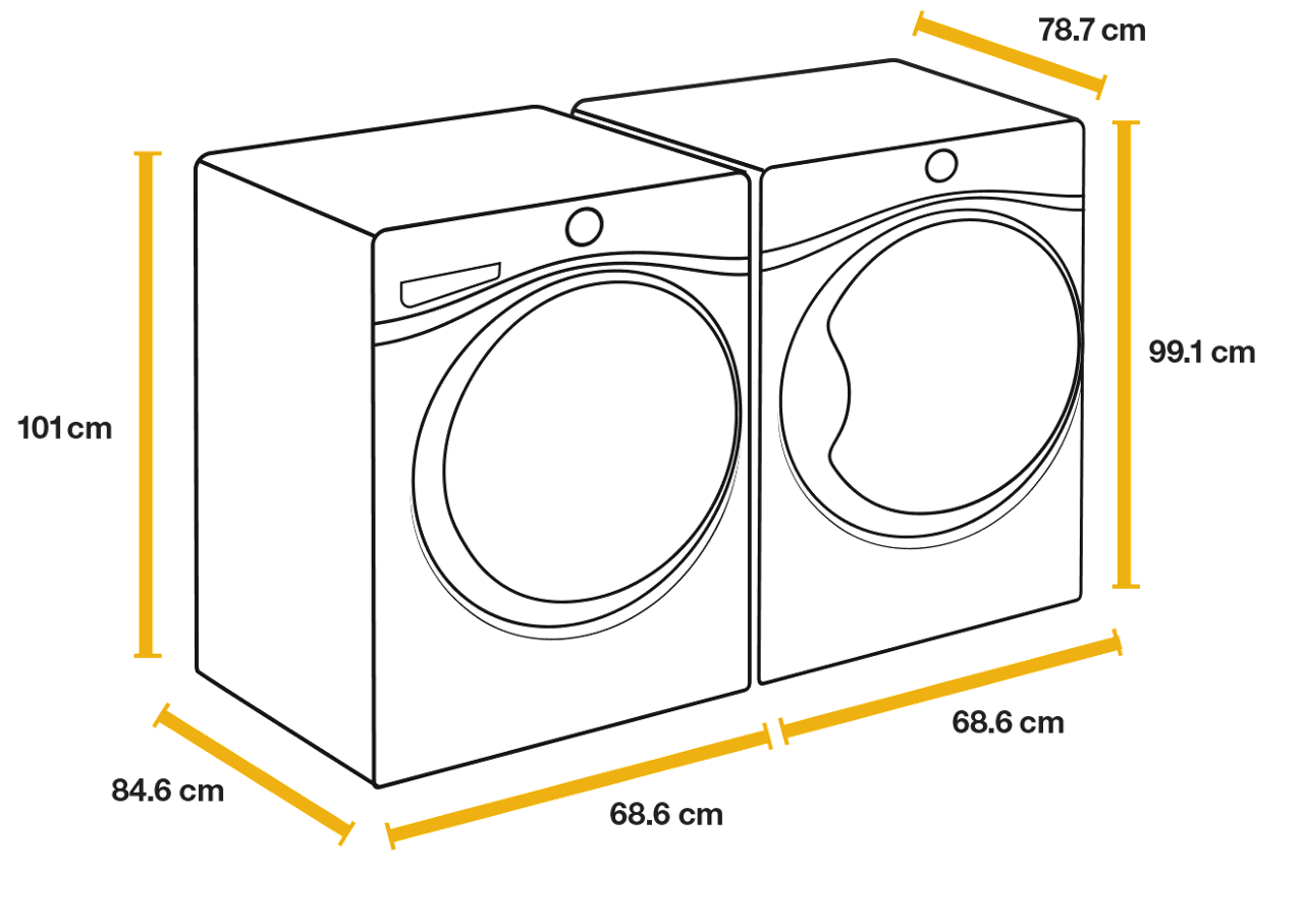 Washer Dryer Measurements 