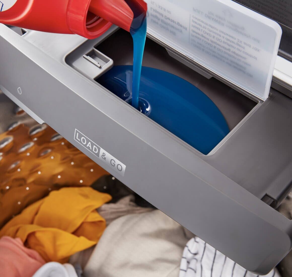 Washers with Load and Go dispensers
