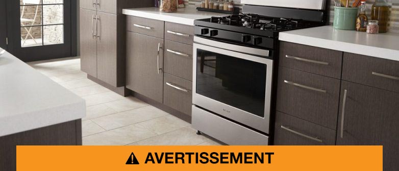 Cuisinière Whirlpool® avec four autonettoyant