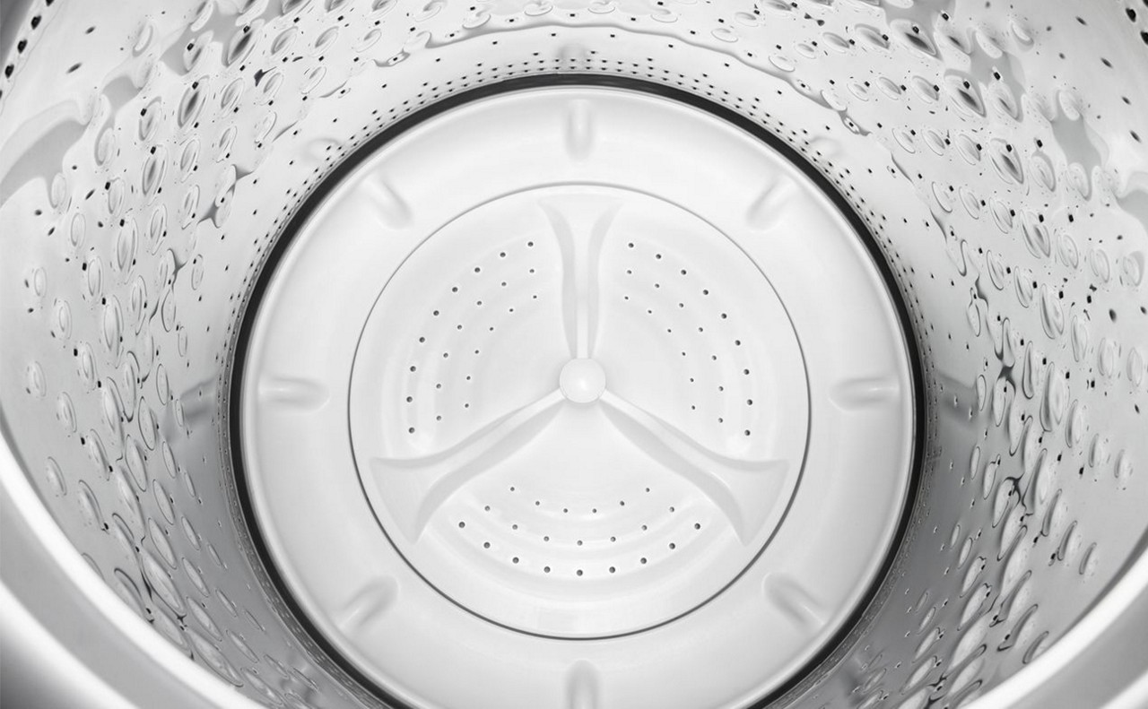 Inside of washing machine Inside of washing machine