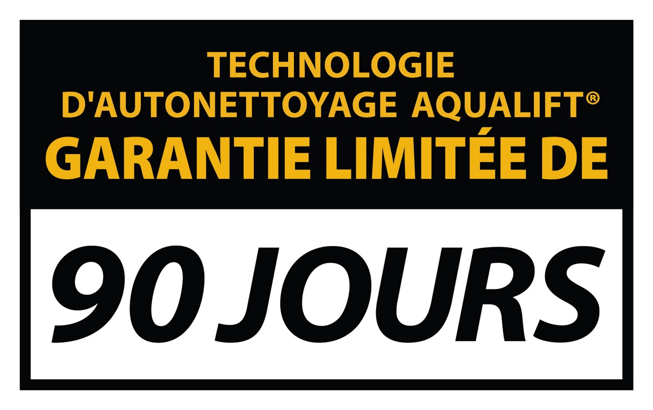 Garantie limitée de la technologied’autonettoyage aqualift®