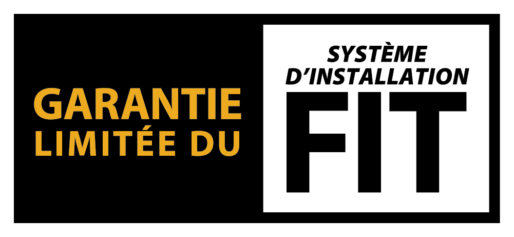Garantie limitée du système d’installation fit