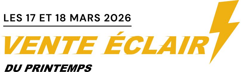 Vente éclair du printemps