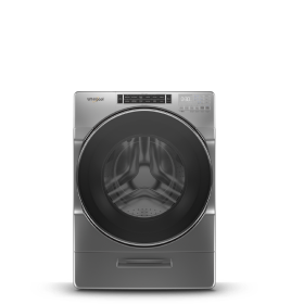 A Whirlpool Top-Control Dishwasher with a towel rack