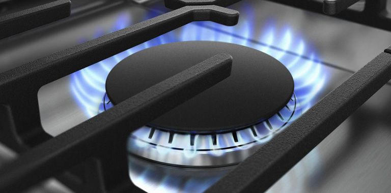 Whirlpool Gas Cooktop Burner Detail Photograph