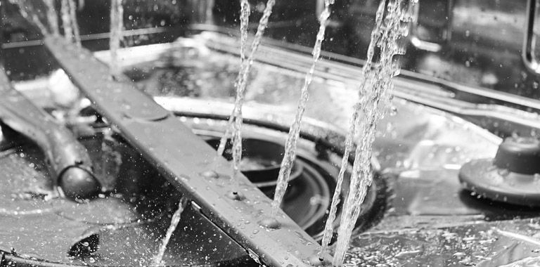 Dishwasher blade  mid wash cycle