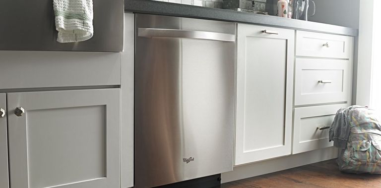 Whirlpool stainless steel dishwasher 