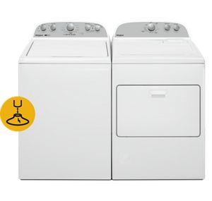 Laveuse à chargement vertical de 4,4 à 4,5 pi cu C.E.I. et sécheuse électrique de 7 pi cu