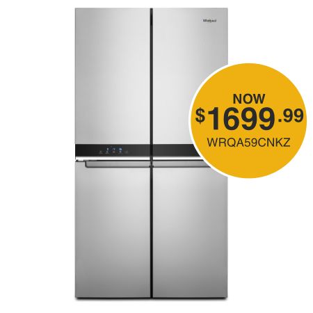36-inch Wide Counter Depth 4 Door Refrigerator - 19.4 cu. ft.