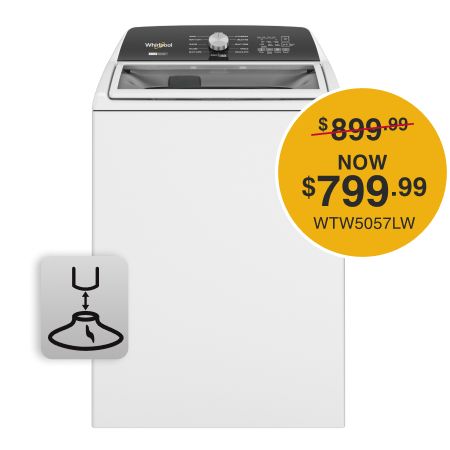 5.4 - 5.5 Cu. Ft. Capacity Top Load Washer with Removable Agitator
