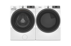 5.2 cu. ft. Smart Front Load Washer with FreshFlow<sup>™</sup> Vent System &amp; 7.4 cu. ft. Smart Front Load Electric Dryer with Wrinkle Shield<sup>™</sup> Option