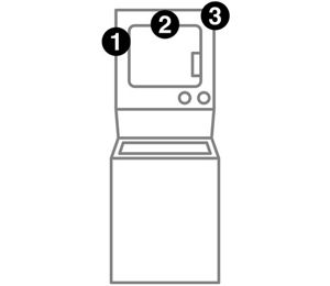 Refrigerator model number locations