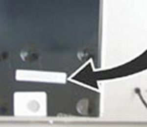 Refrigerator model number locations