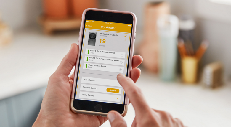 Smartphone with Whirlpool® app