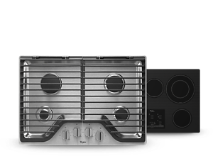 All cooktops from Whirlpool.
