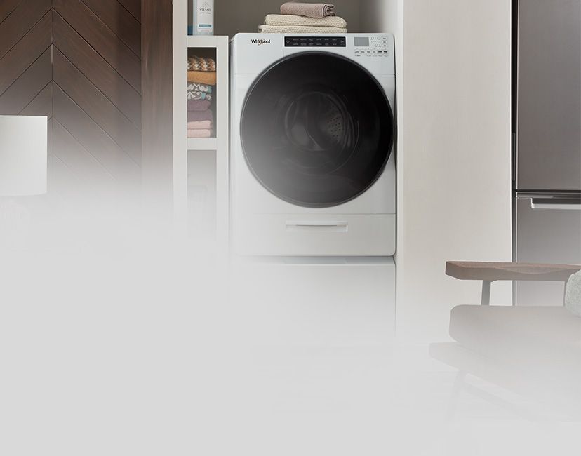 All-In-One Washer and Dryer fits in a closet.