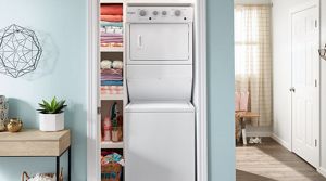 Whirlpool compact stackable outlet washer and dryer