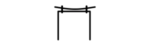 Line drying icon