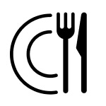 A dinnerware icon