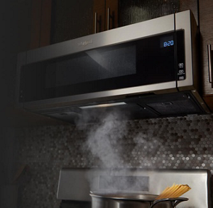 Whirlpool® low profile microwave