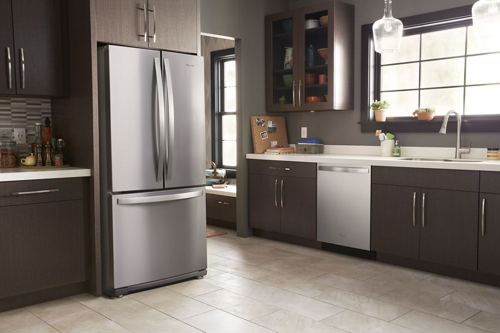 30-inch Wide French Door Refrigerator - 20 cu. ft. Fingerprint