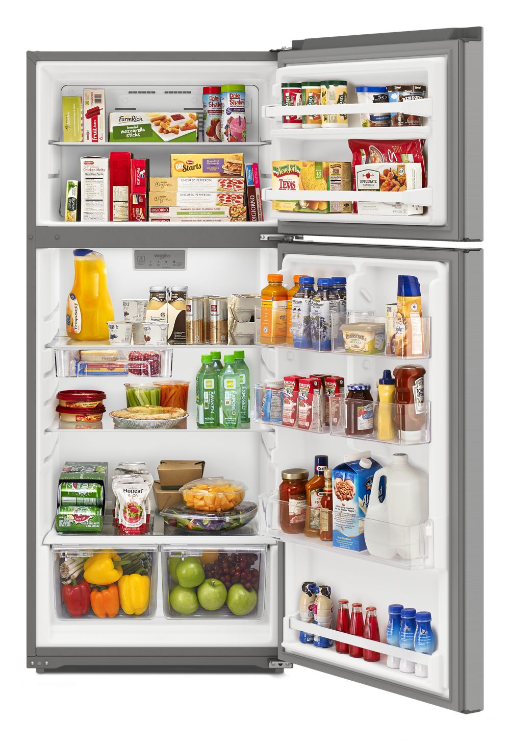 28-inch Wide Top-Freezer Refrigerator - 16.6 Cu. Ft. Stainless