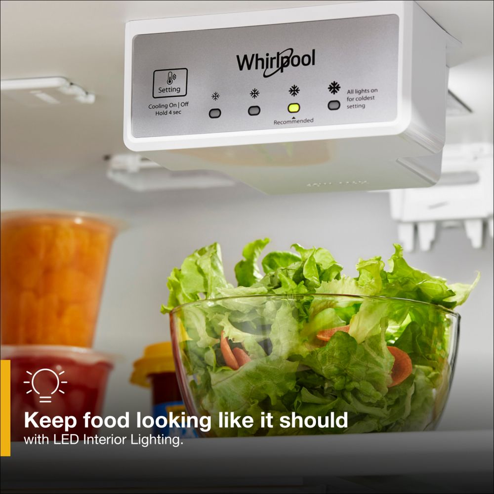 28-inch Wide Top-Freezer Refrigerator - 16.3 Cu. Ft. Dolos Steel