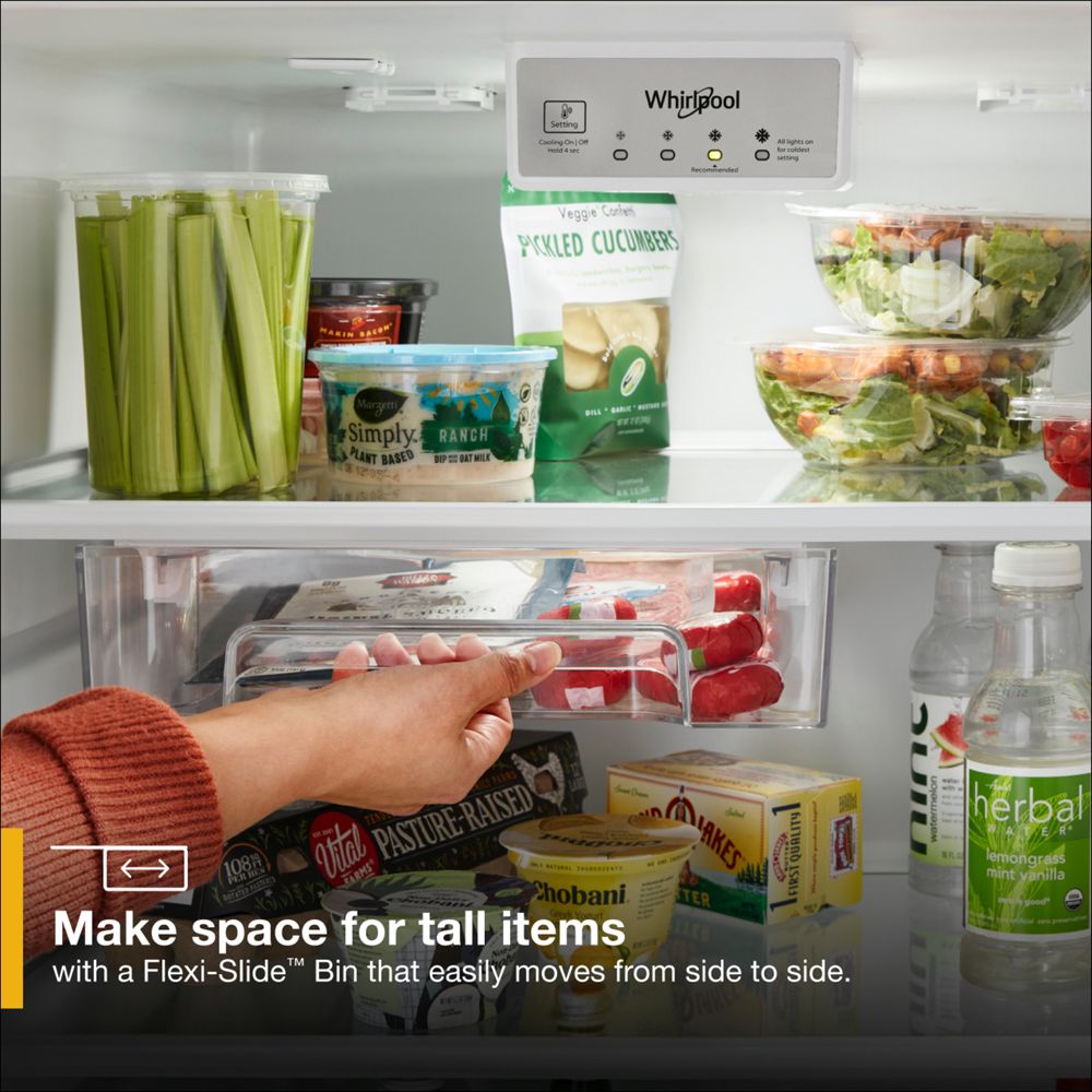 28-inch Wide Top-Freezer Refrigerator - 16.6 Cu. Ft. Stainless