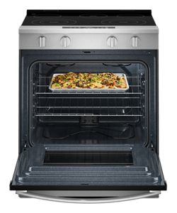 30-inch Electric Smart Range with No Preheat Mode and Steam Clean