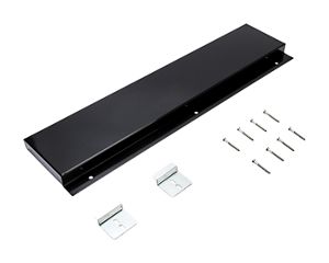 Dosseret de cuisinière coulissante de 6 po (15,2 cm) - noir