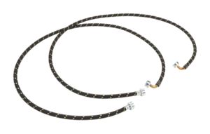 Tuyau tressé de 4 pi avec coude de 90° 1700 PSI - Paquet de 2