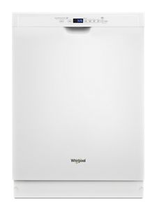 Stainless steel dishwasher with third level rack