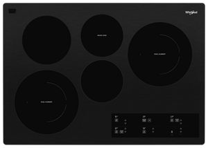 Whirlpool 30 inch electric sales cooktop