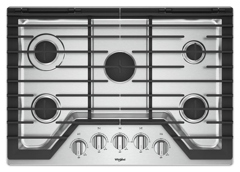 30-inch Gas Cooktop with EZ-2-Lift Hinged Cast-Iron Grates